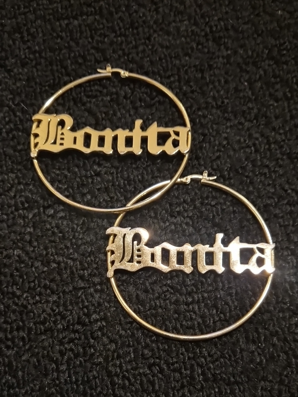 Gold Bonita Hoop Earrings‼️🪤